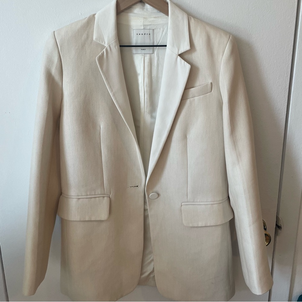 Sandro suit jacket, size 34